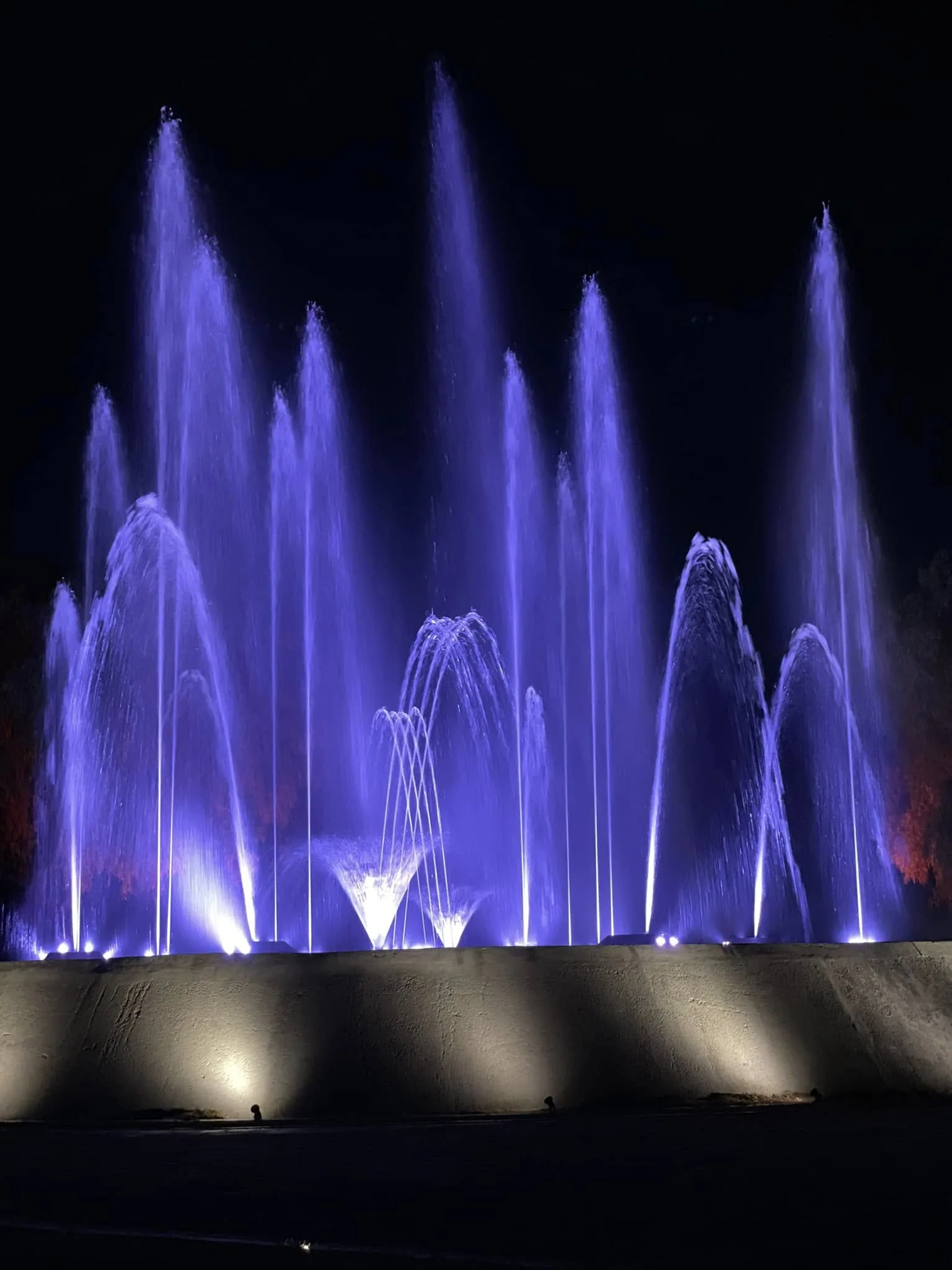Luminarias subacuáticas LED RGBW DMX para fuentes